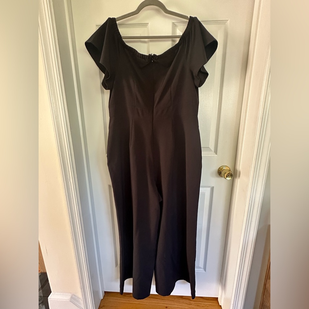 Lane Bryant Wide Leg Jumpsuit Size 16 - Picture 3 of 14